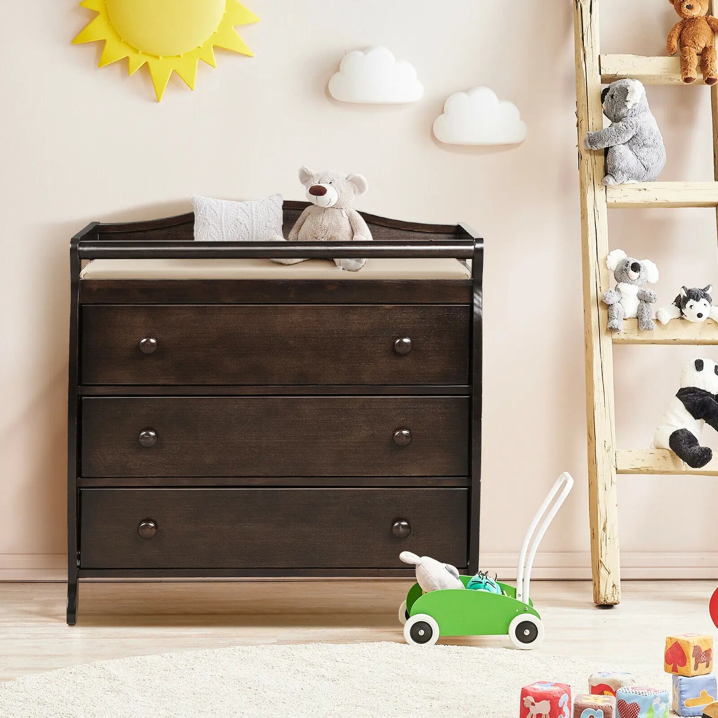 Baby Changing Table Station 3 Drawer